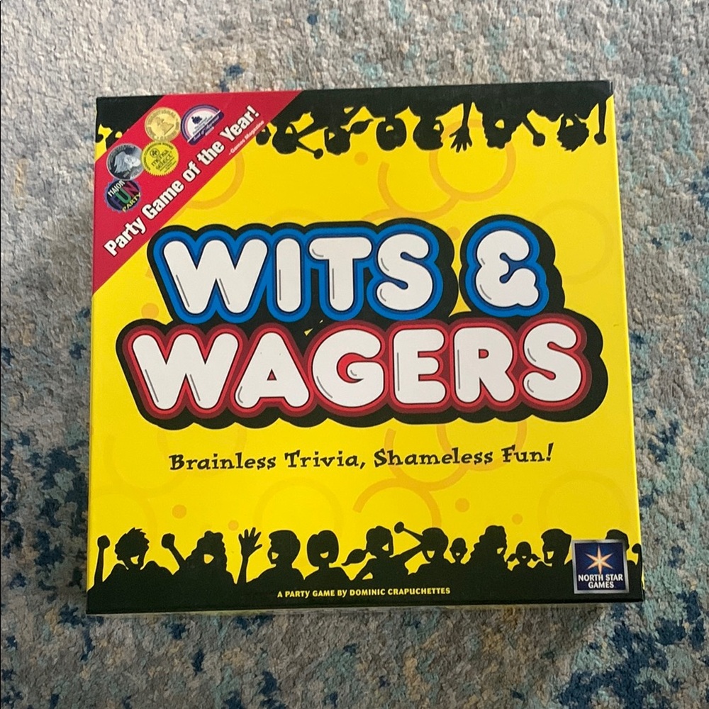 Wits & Wagers Trivia Game - family game and party game.